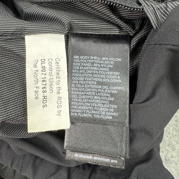The North Face Jacket Mens Large Black Gray Verto Micro Down 800 Packable - Picture 14 of 16